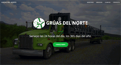 Desktop Screenshot of gruasdelnorte.com.mx